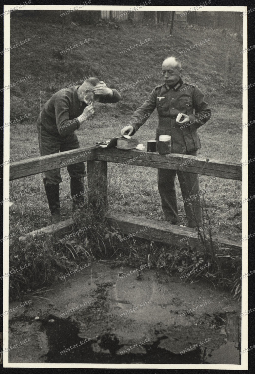 Photo-Motor Vehicle Division 9-Unterrabenthan-Zwettl-Austria-Wehrmacht-1938-193