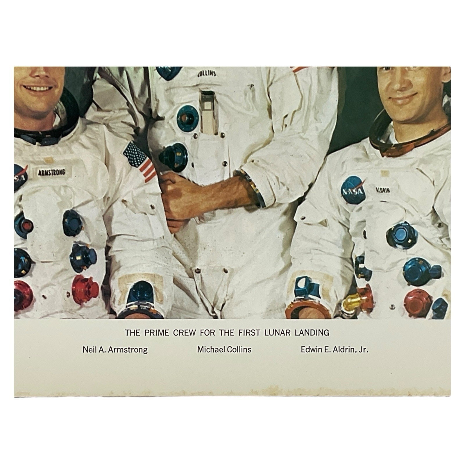 Apollo 11 Prime Crew NASA Photo Neil Armstrong Aldrin Collins 1969