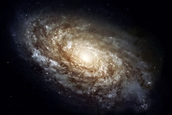 New Space Photo: Magnificant Detail in a Dusty Spiral Galaxy – 6 Sizes!