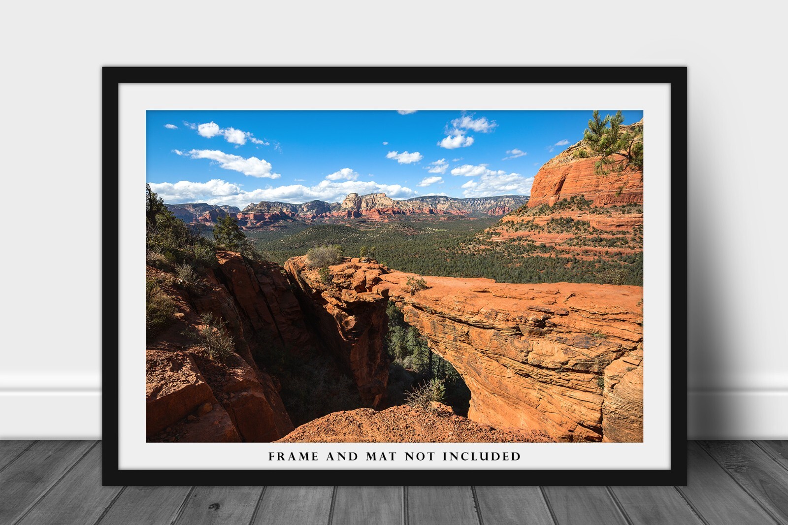 Devils Bridge Photography Print: Sedona Arizona Desert Southwest Landscape Photo