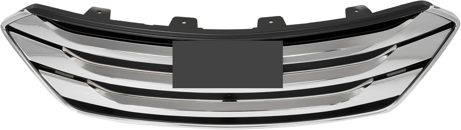 Front Bumper Upper Grille Grill Compatible with 2013-2016 Hyundai Santa Fe Sport