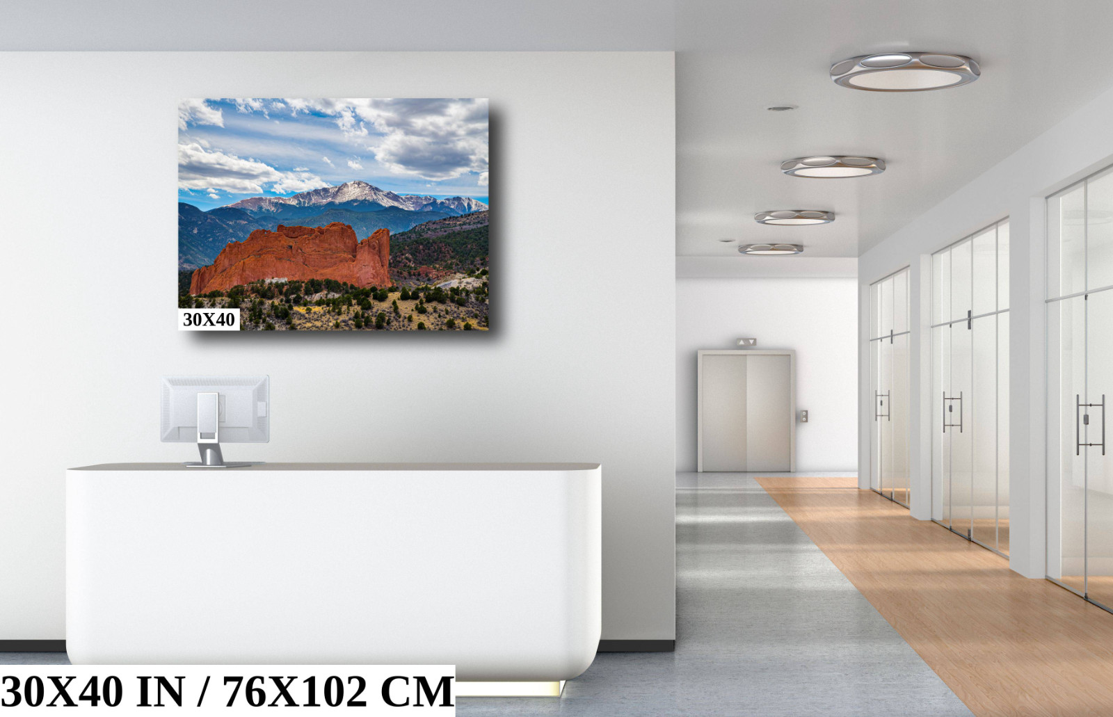 Legends Unveiled: Garden of the Gods and Pikes Peak Colorado Springs Wall Art