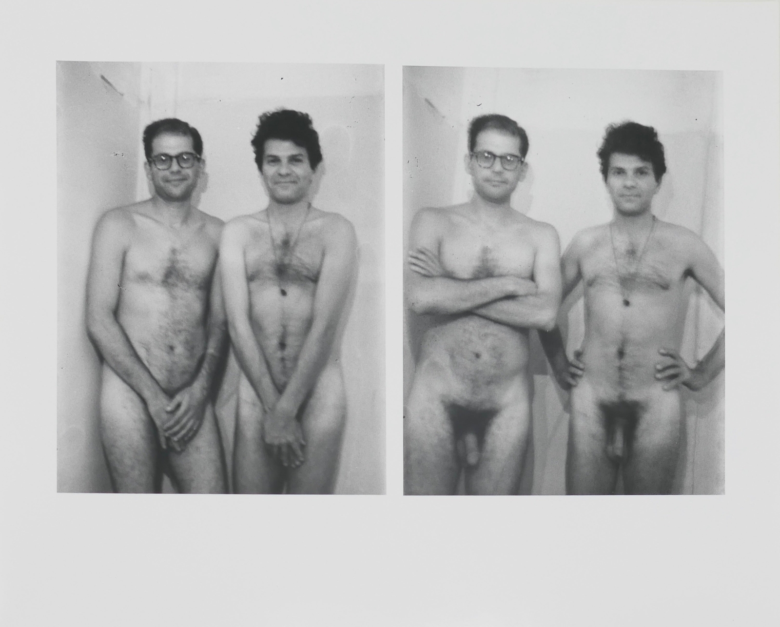 GINSBERG, Allen. & Corso, Gregory.: A Modest Portrait, 1961 Nude portrait