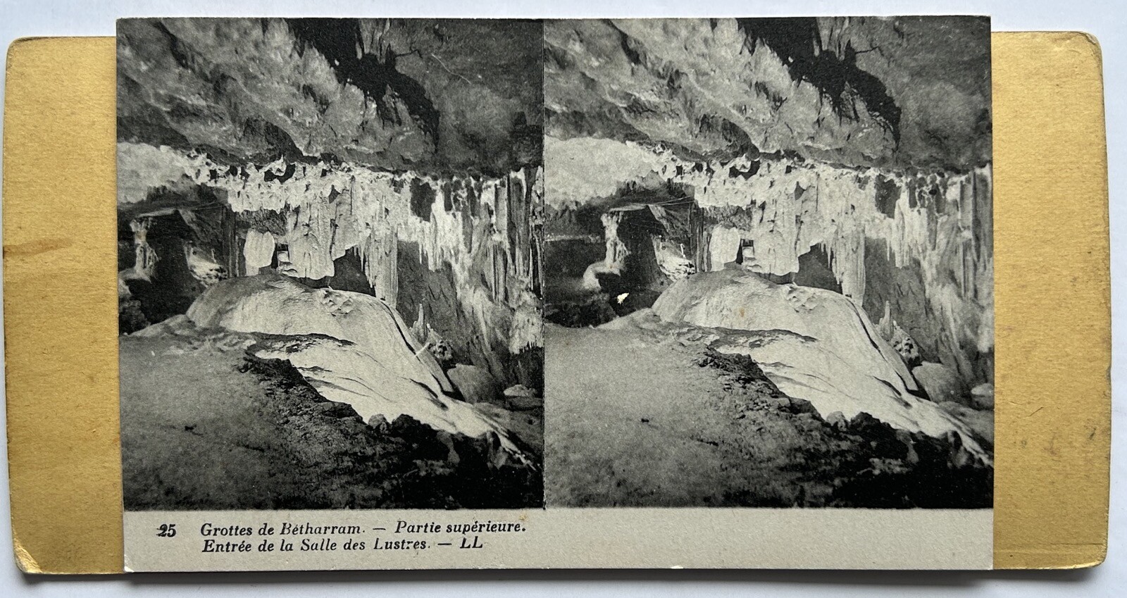 France Cascade And Grottes De Bétharram c1900 Photo Of Torres Heavy Stereo