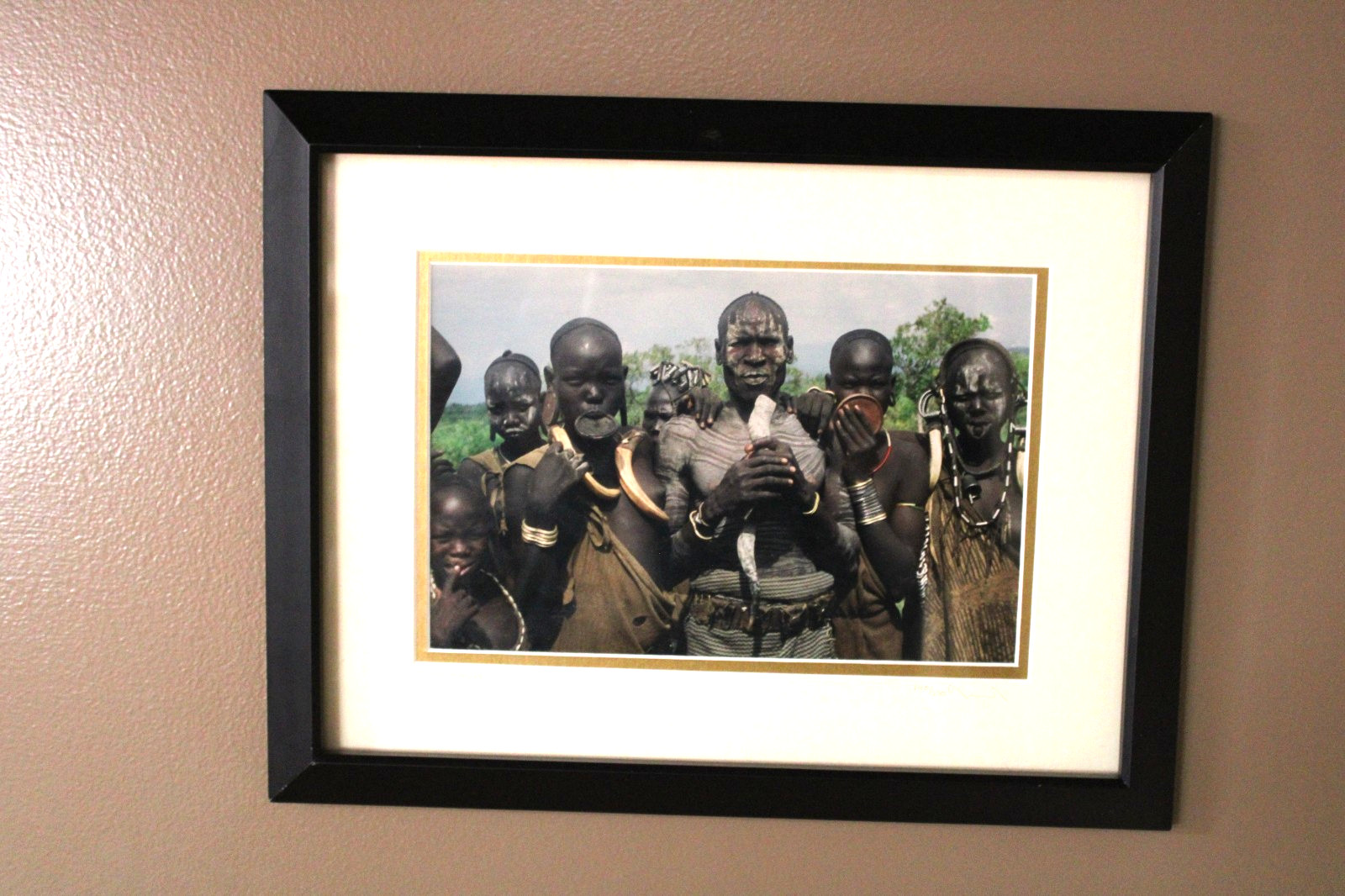 Rare Jimmy Nelson Photograph Mursi Tribe Ethiopia Signed Framed 18×14 #d 140/250