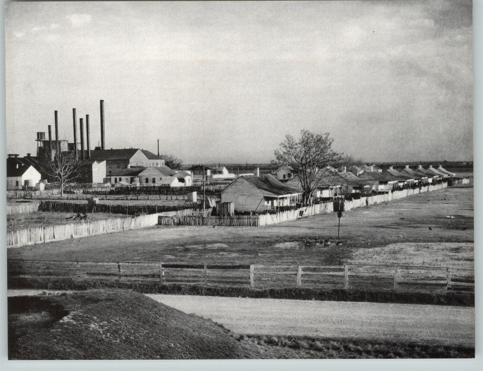 1938 Walker Evans Americana Louisiana Factory & Houses Original Photo Gravure