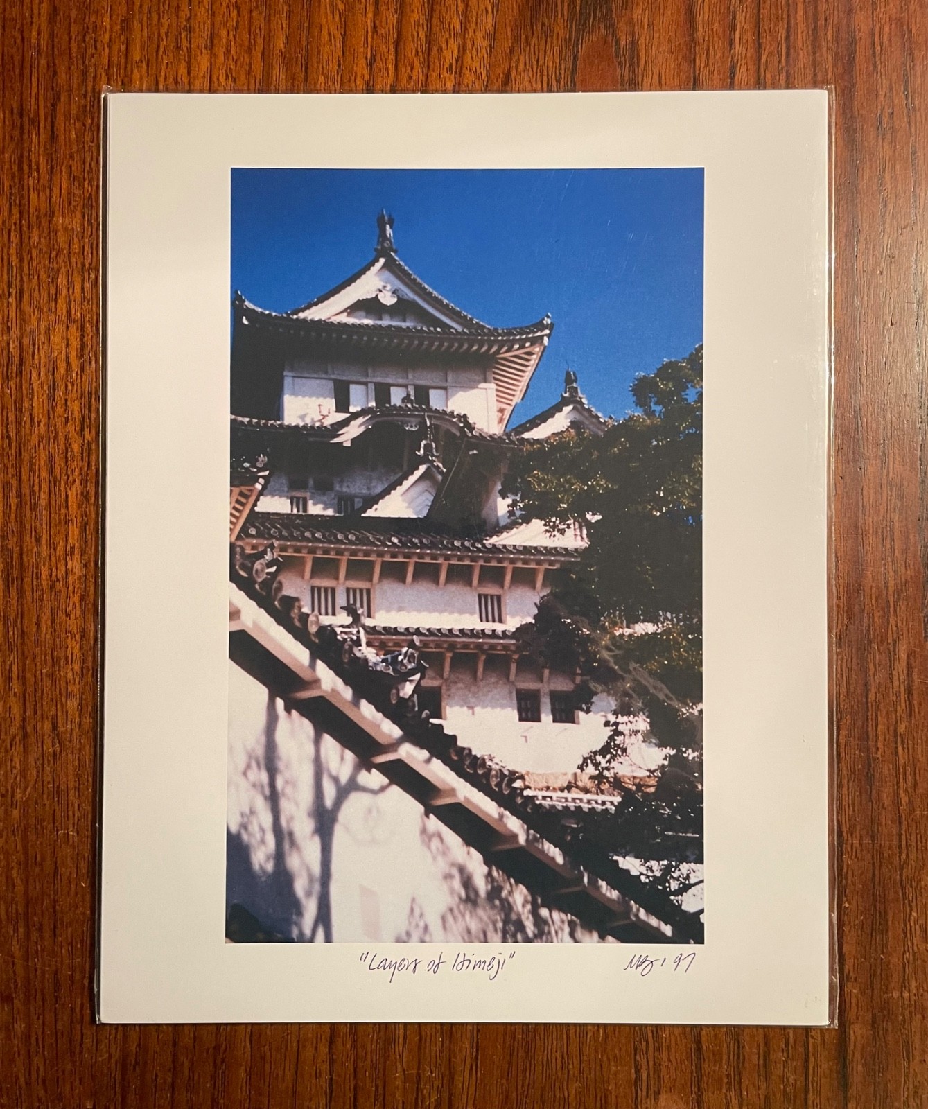Original photographic print “Layers of Himeji” by Michael Blumenstock