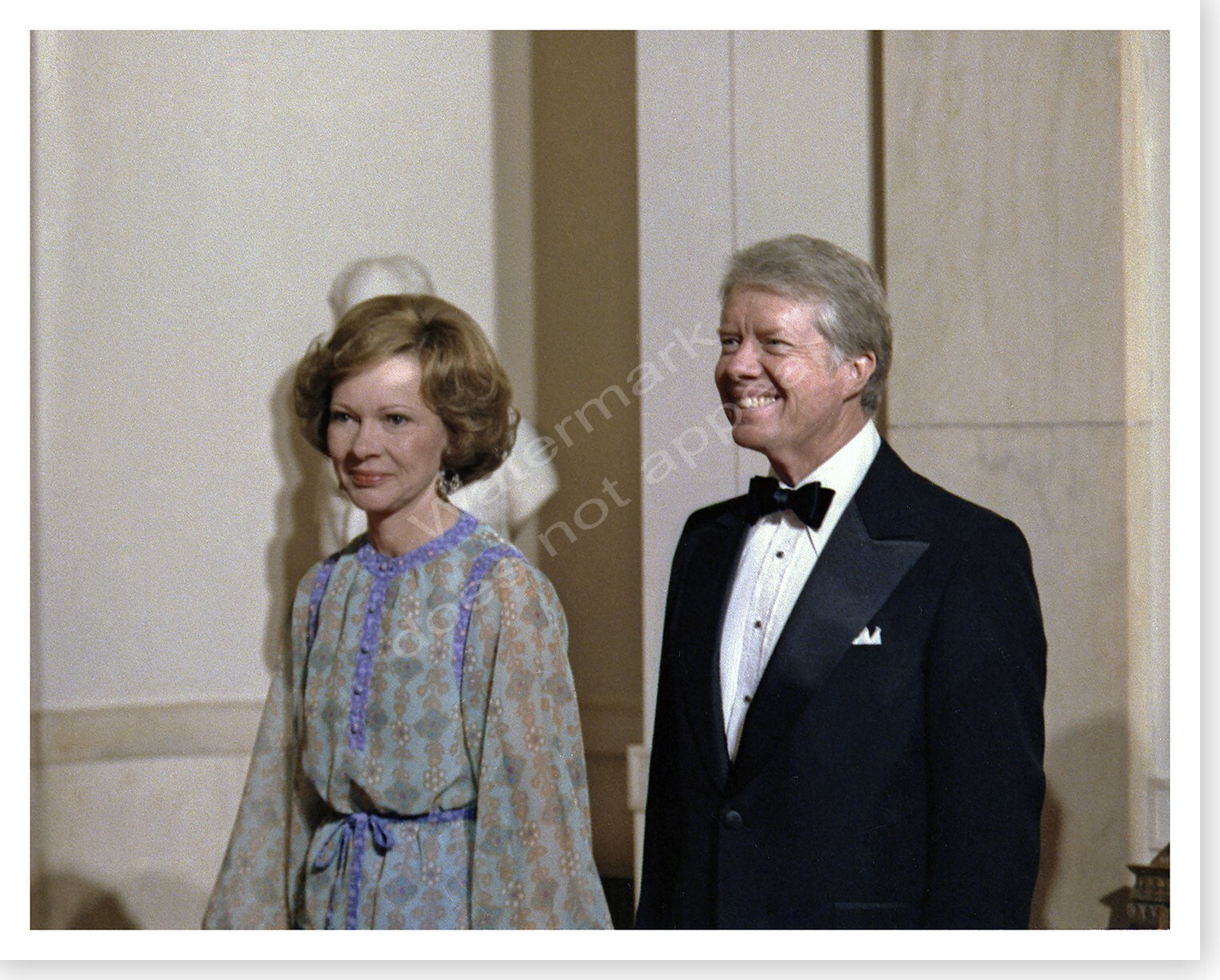 Jimmy Carter And Rosalynn 1978 Silver Halide Photo