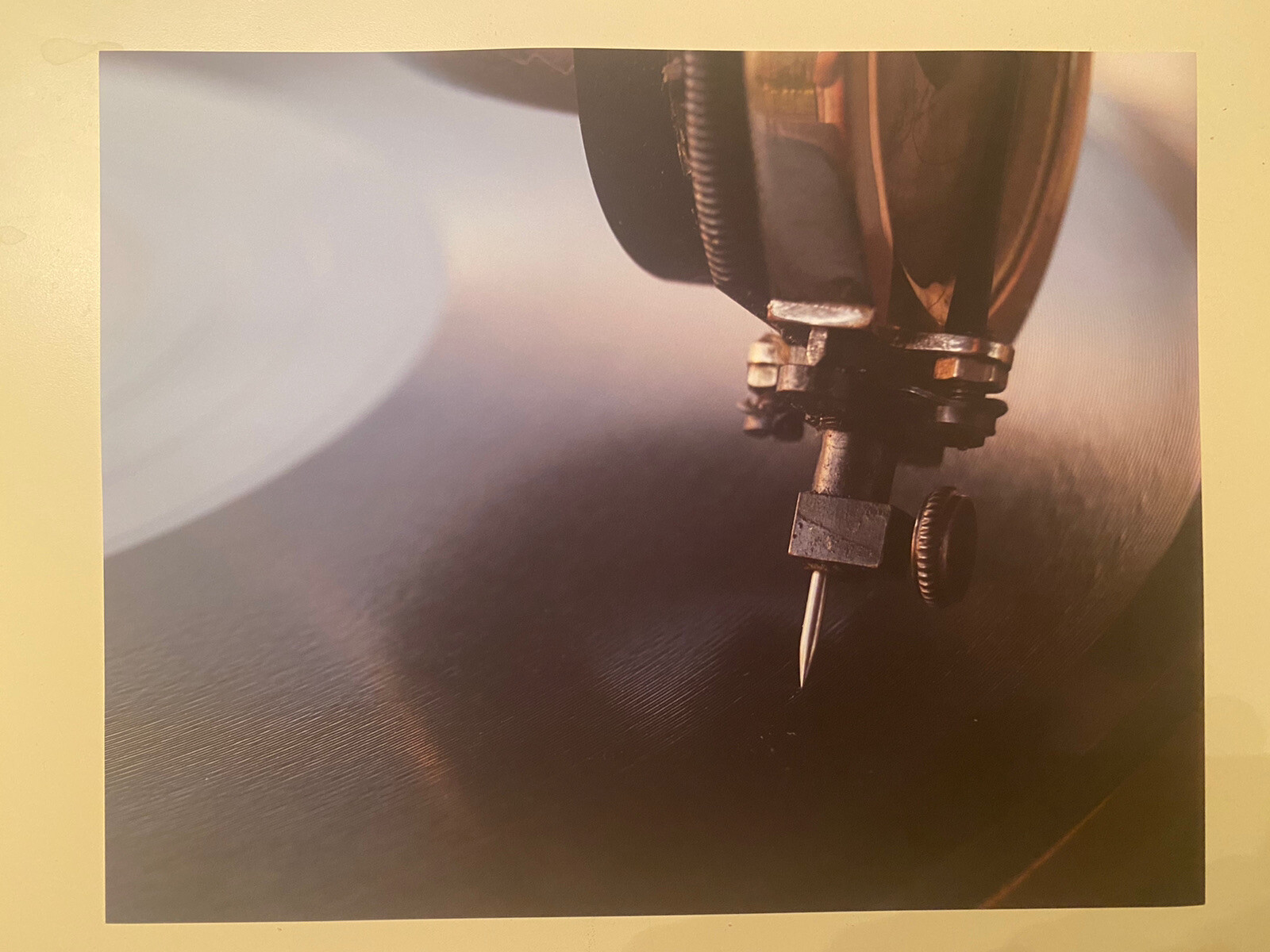 Victrola Reproducer Needle on Record Giclee Print