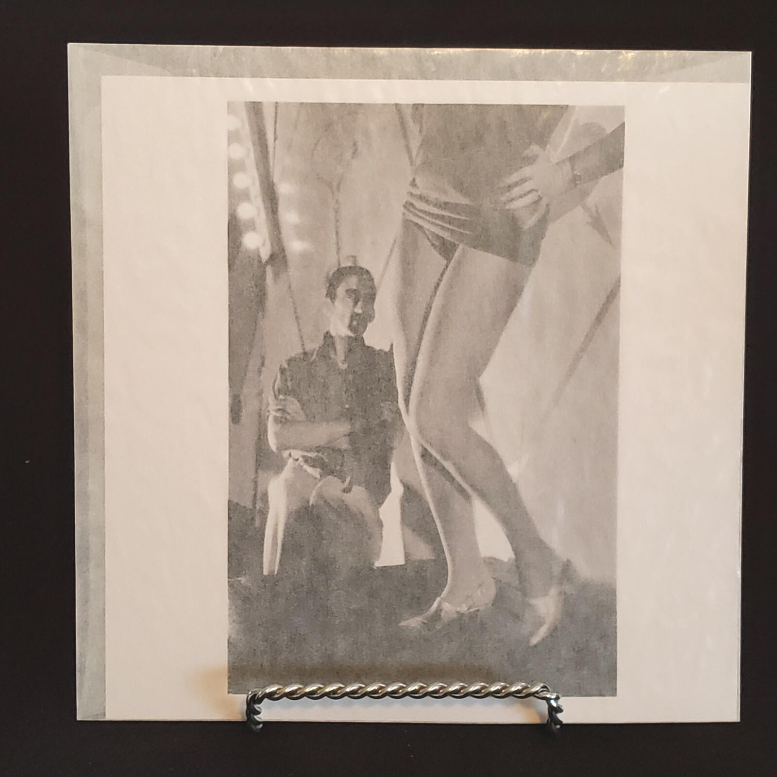 Susan Meiselas Magnum Square Print 6″x6″ “GAWKER…” New in Sealed Unopened Bag