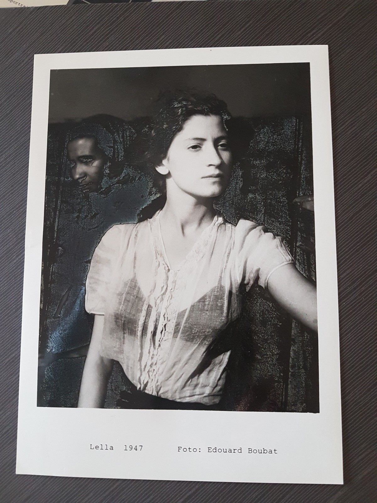 photograph edouard boubat Lella 1947 22.8×16.7 cm rare .as seen in photo