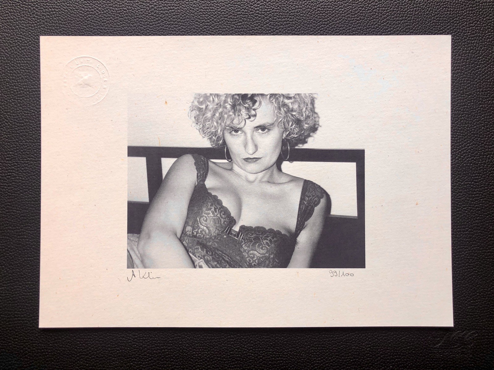 Erotic B/W Photo “Young Girl” Theme 5 Circa 1989 Signed & Limited 99 of 100