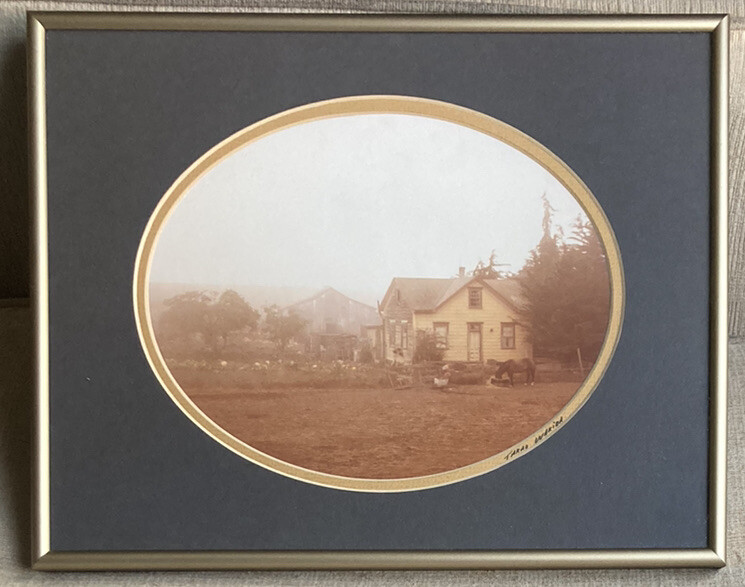 Takao Wakida California Countryside Scene Original Photography Framed Photo EUC!