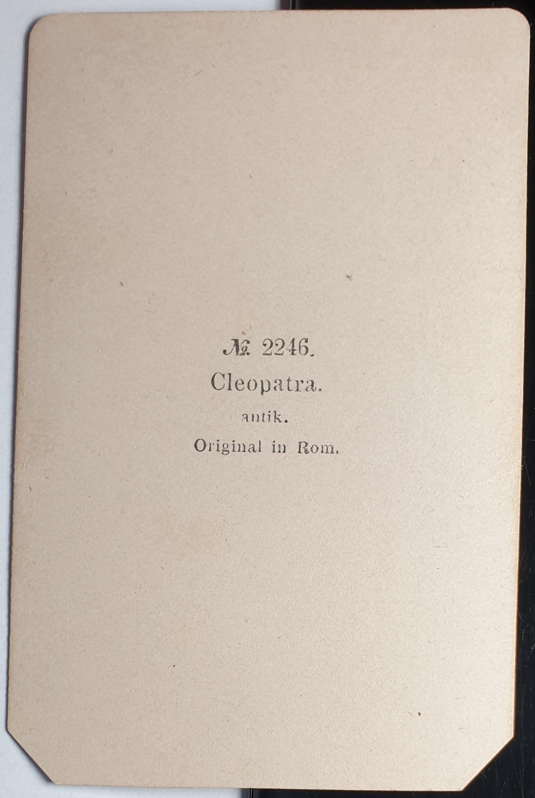 Cleopatra – Antique – Original in Rome – Figurine Sculpture / CDV