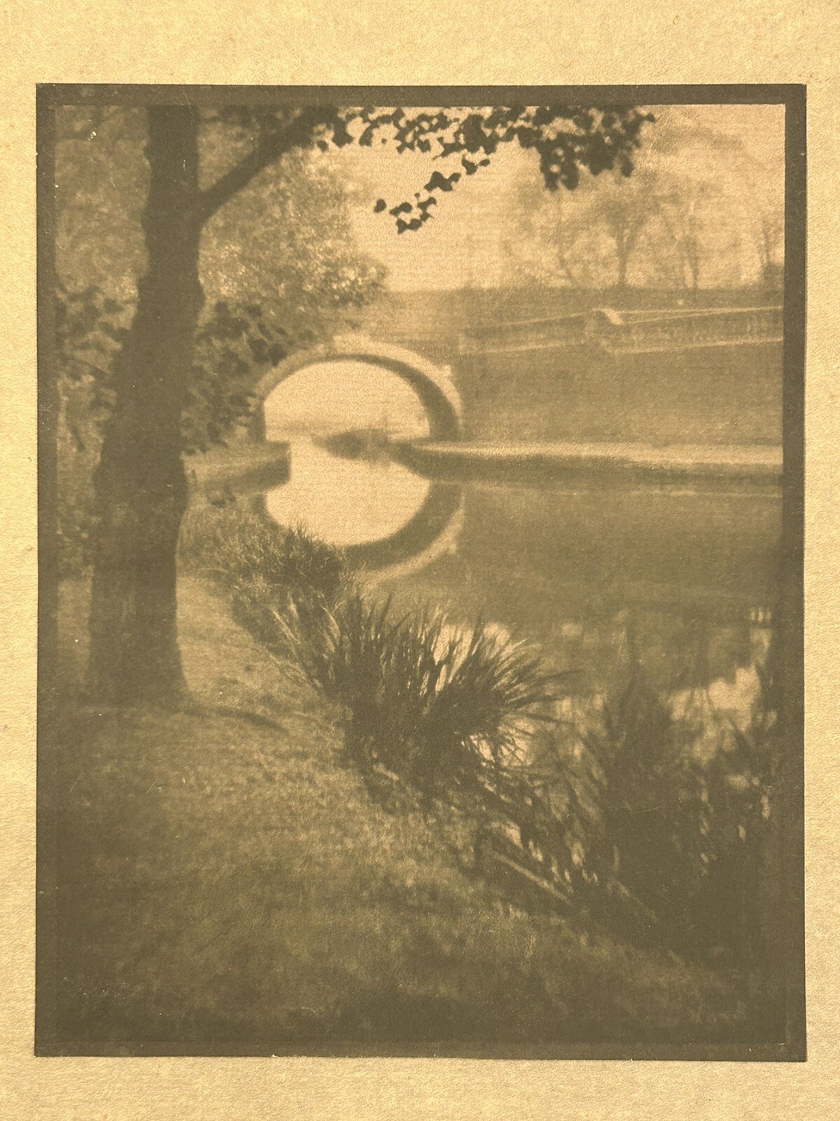 Alvin Langdon Coburn “Paddington Canal” Photogravure