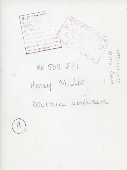 Photo Henry Miller, American Writer, Portrait – 11332913