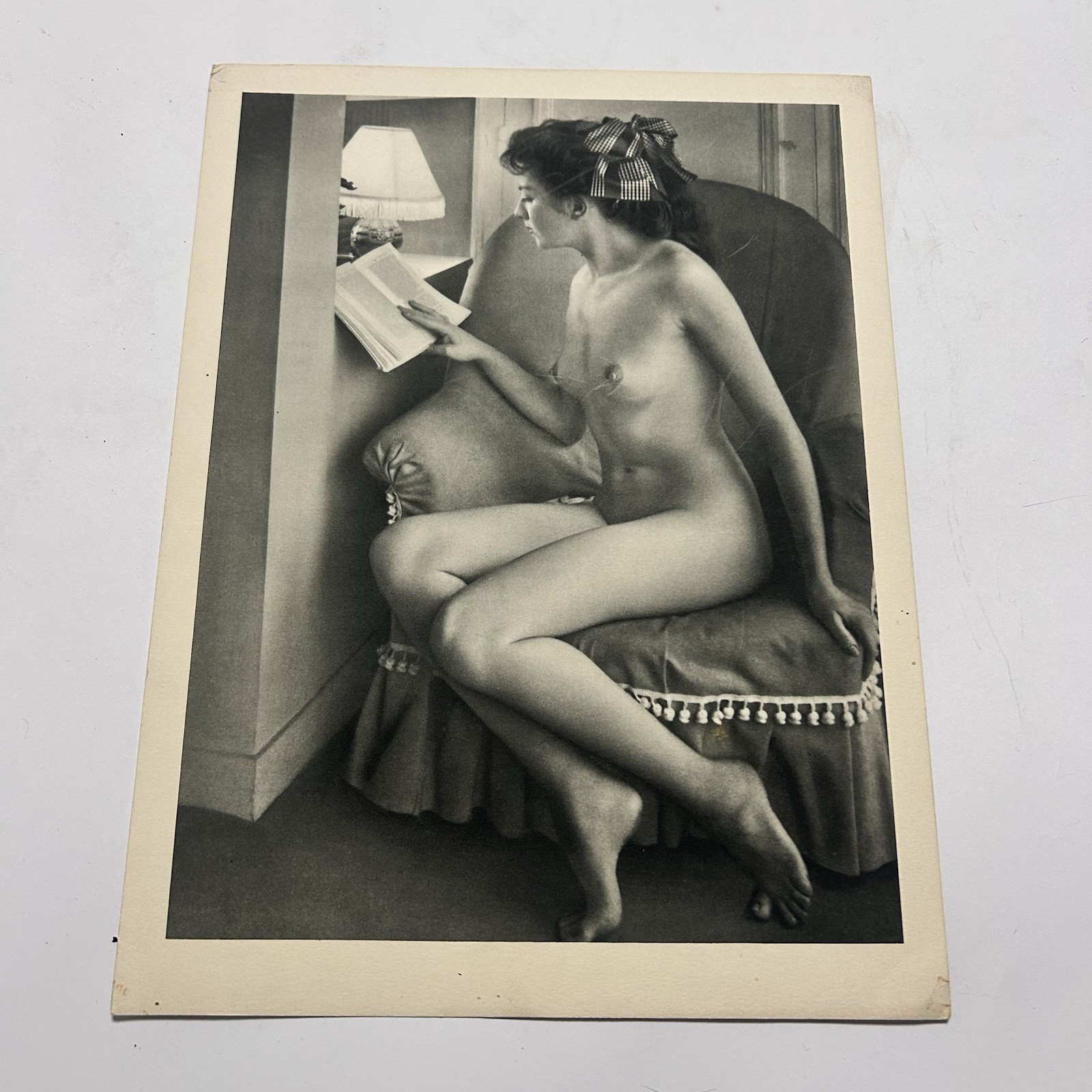 Vintage 20th Century Female Art Nude Photography Print BN Reading 20×30