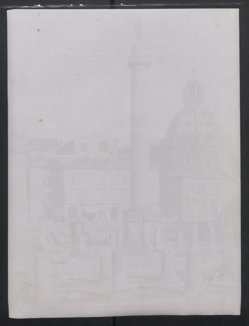 Photograph Rome, Colonna Traiana, Ruins, Cathedral, Large Format 19 x 25cm