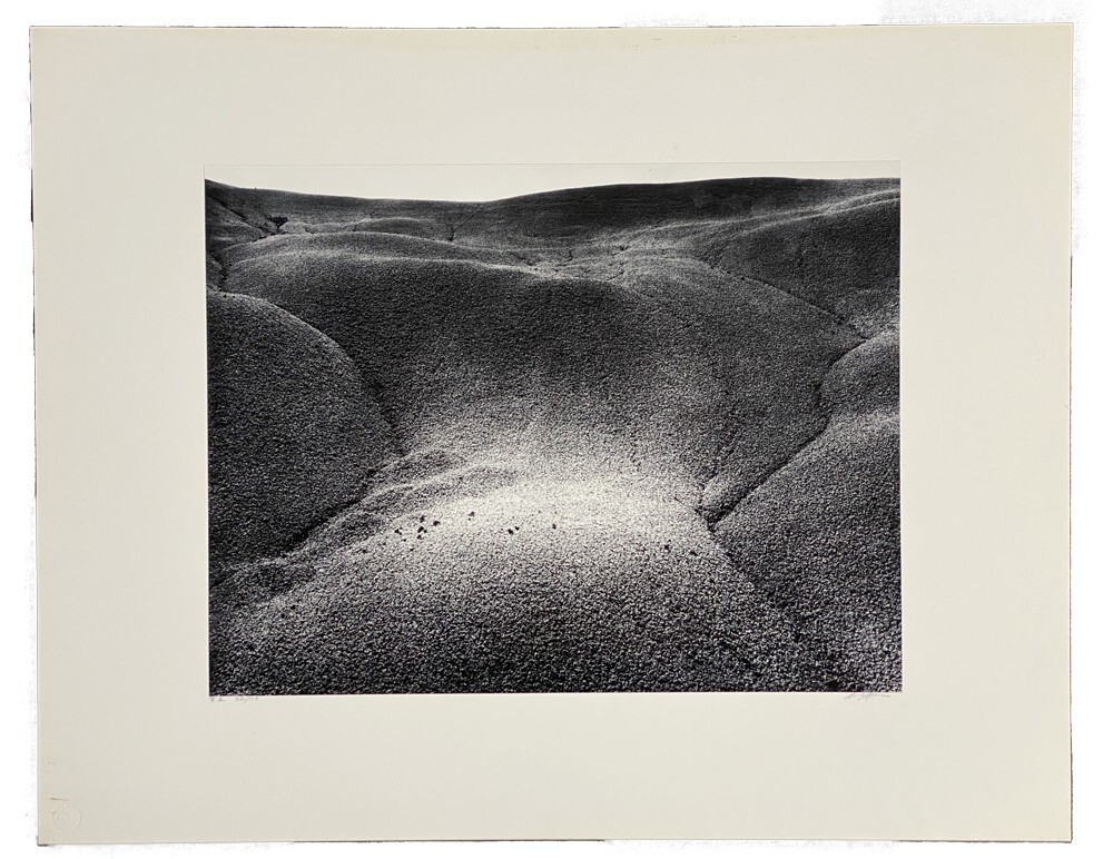 Ansel Adams Signed Black and White Photograph Mudhills, Arizona, 1947 Limited…