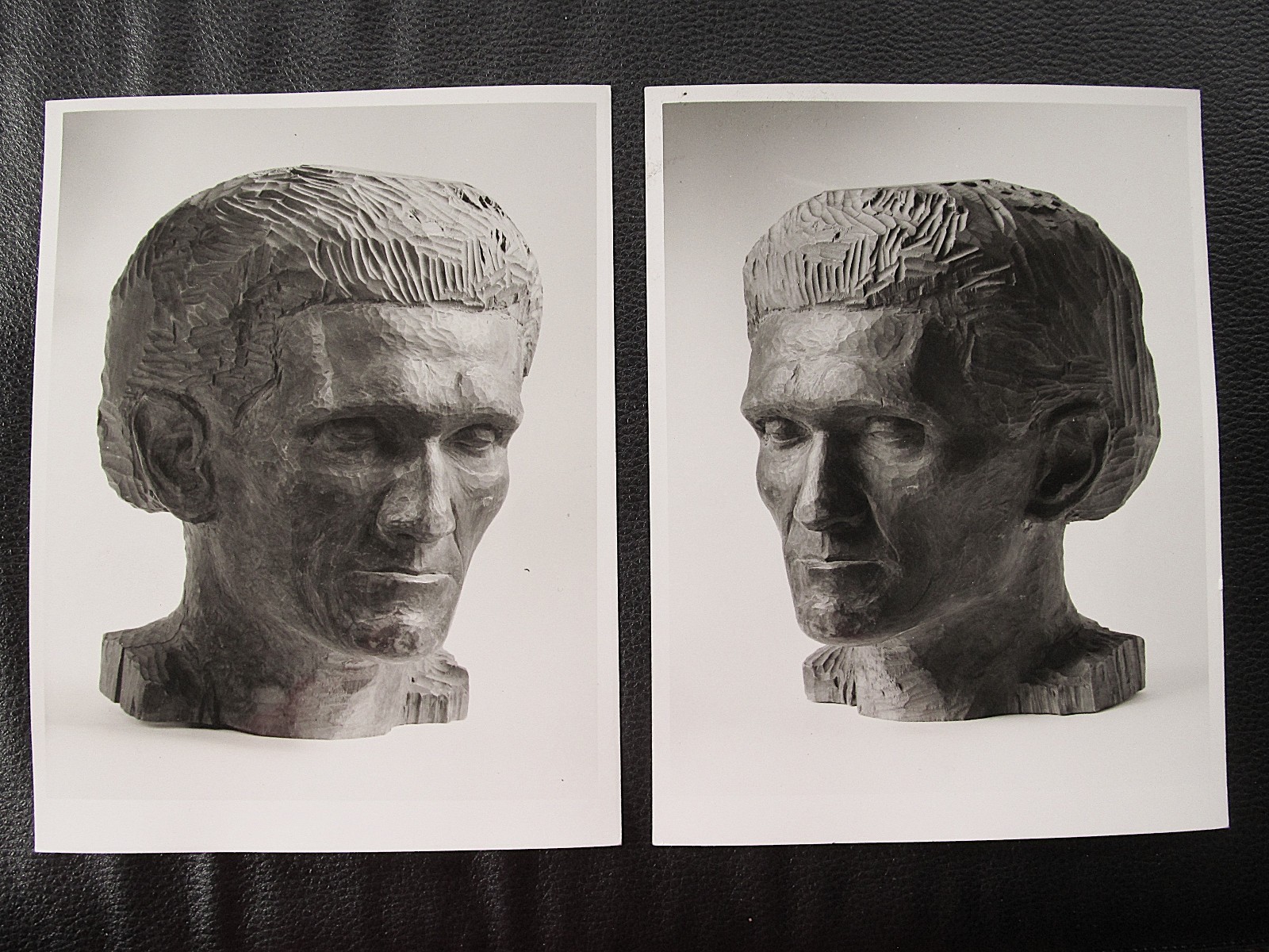 Bust Stefan George E. M. Stresow – Czako ( 1918 – 2012 ) 2 orig. Photos
