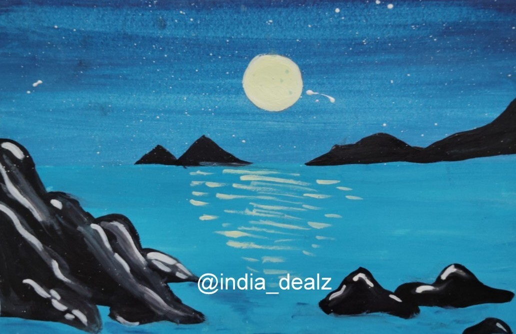 Digital Image Picture Photo Pic Handmade Drawing Painting using Gauche Paints 01