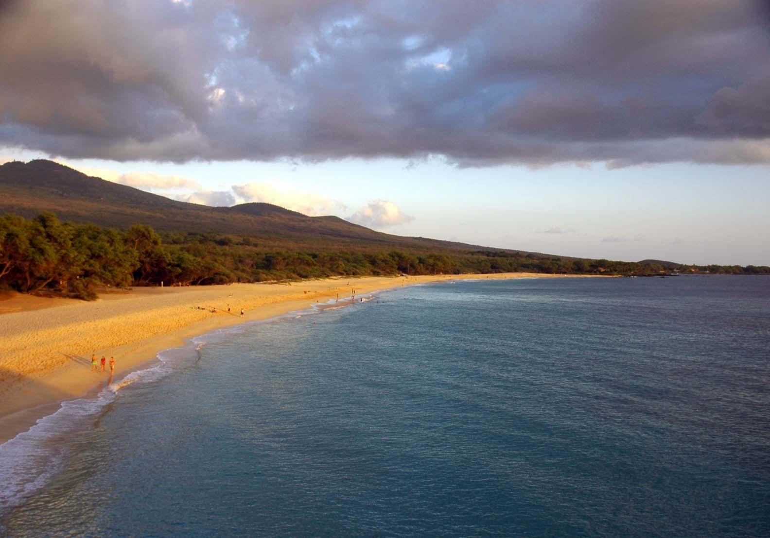 Big Beach Makena Maui Photo Oneloa Golden Sand Hawaii Coast Picture Print 8×10