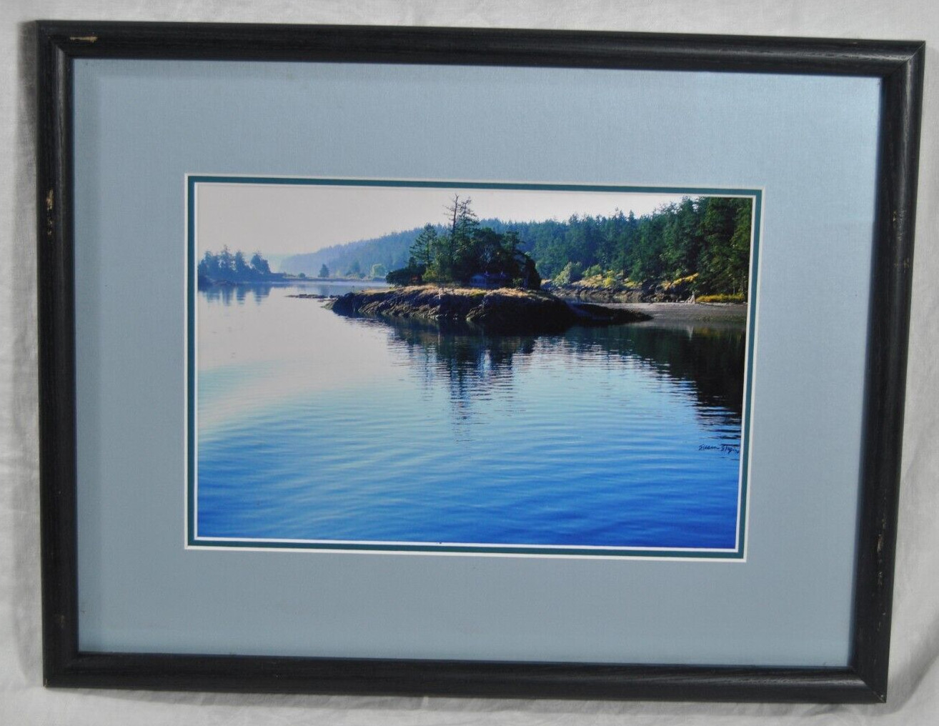 Framed & Matted Photo by Susan Slapin Signed Print 13″ by 17″