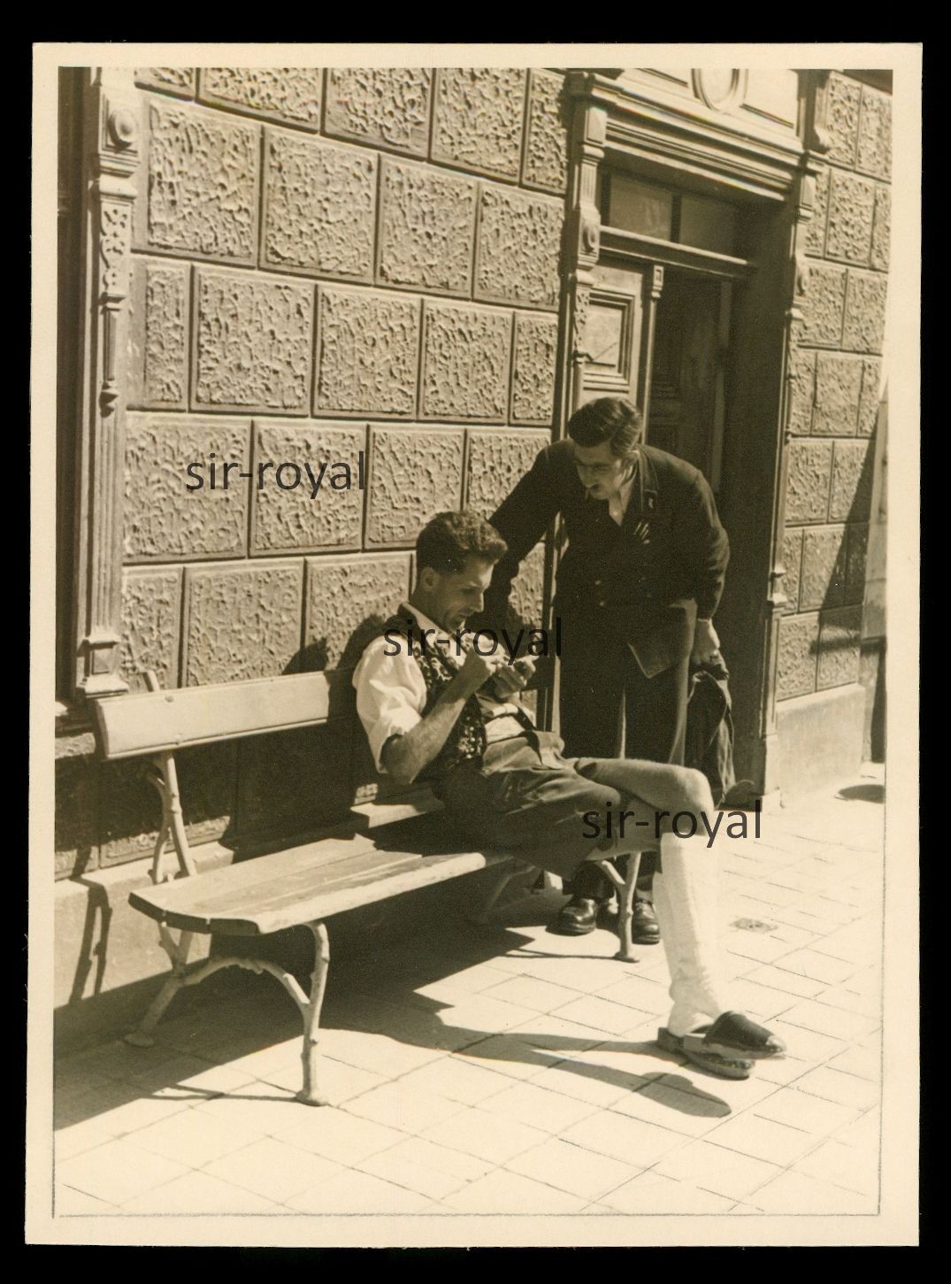 Mondsee 1941 – Hans Reisinger Silversmith Jeweler – Austria – Photo 9x12cm
