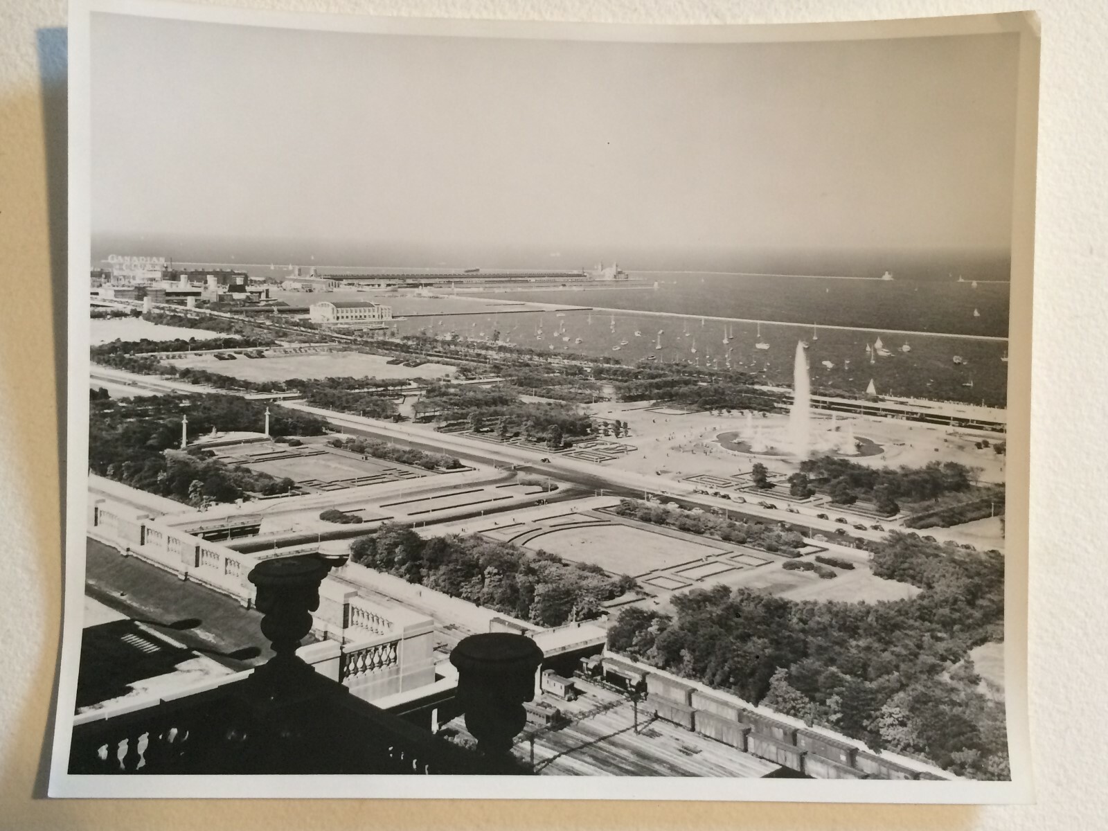 Hedrich Blessing Chicago Photo “Fountain” 8 X 10 ca 1950