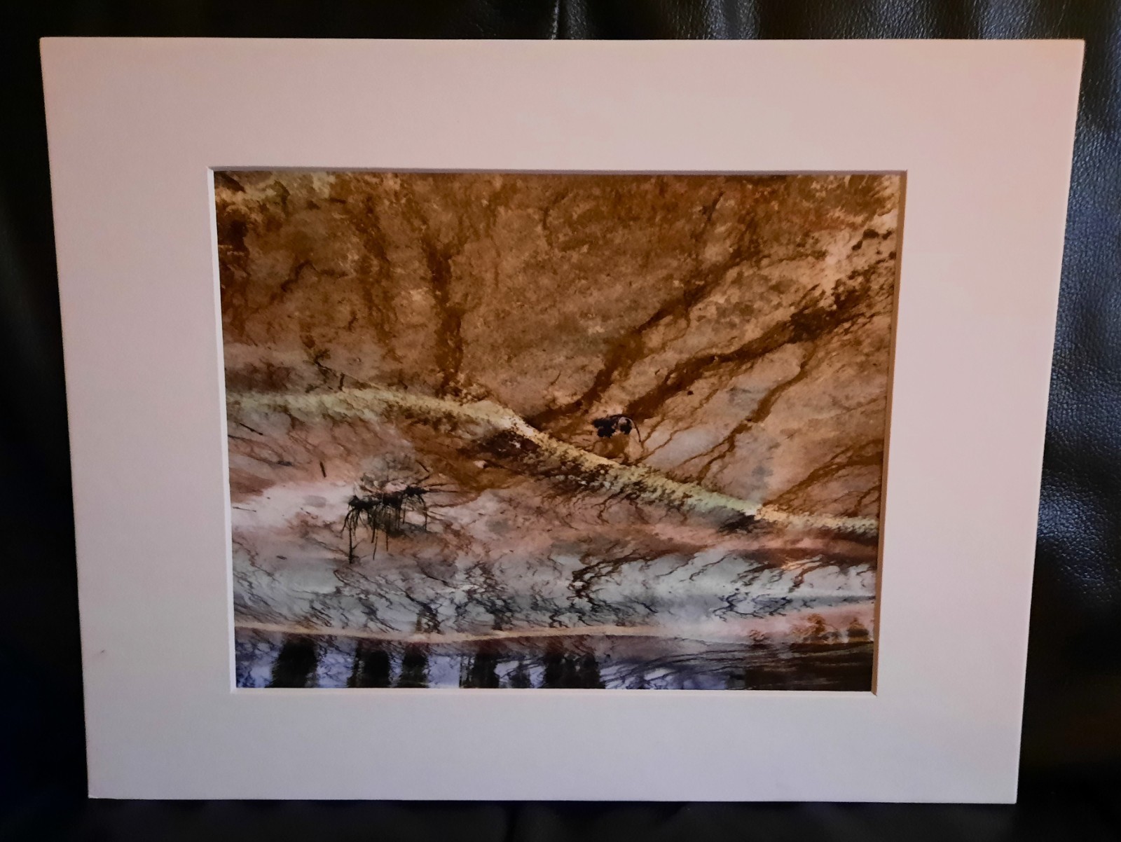 Matted Photograph: Earth Patterns