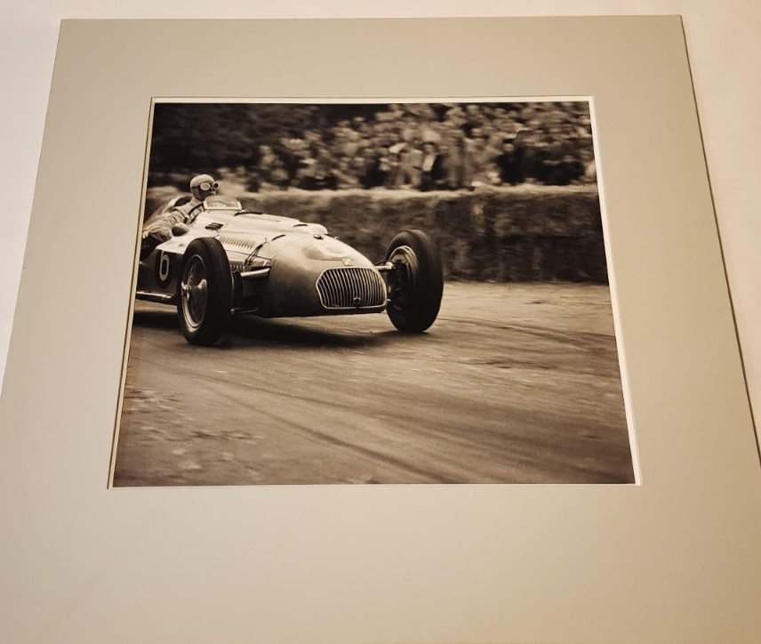 MARCEL BOLOMET PLATINUM PHOTO RACING PRINT TALBOT LAGO CAR 1930’S – 40’S