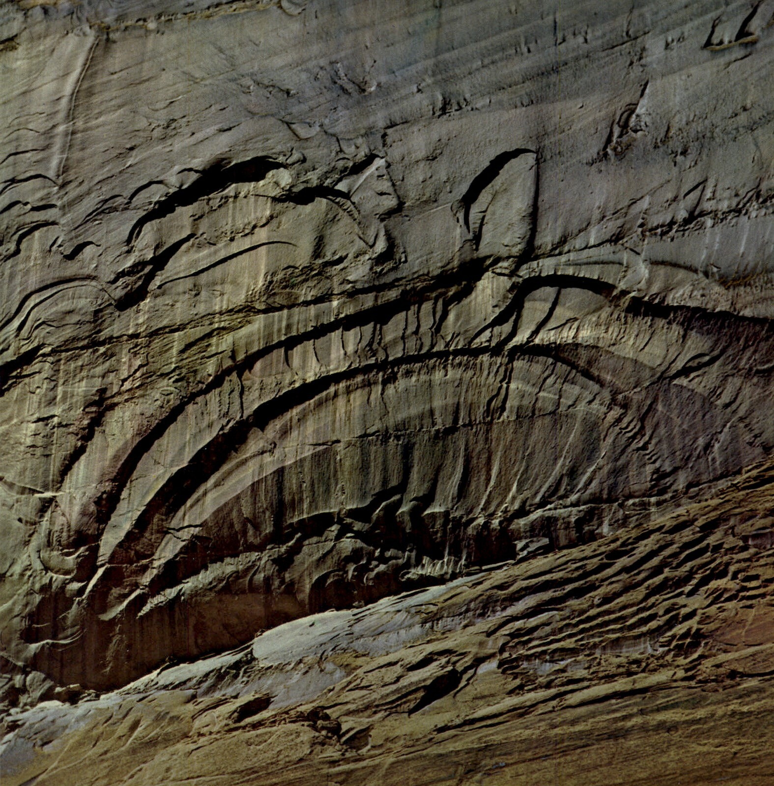 1962 Eliot Porter Glen Canyon Conchoidal Arch Cliff Wall Art Photo Gravure