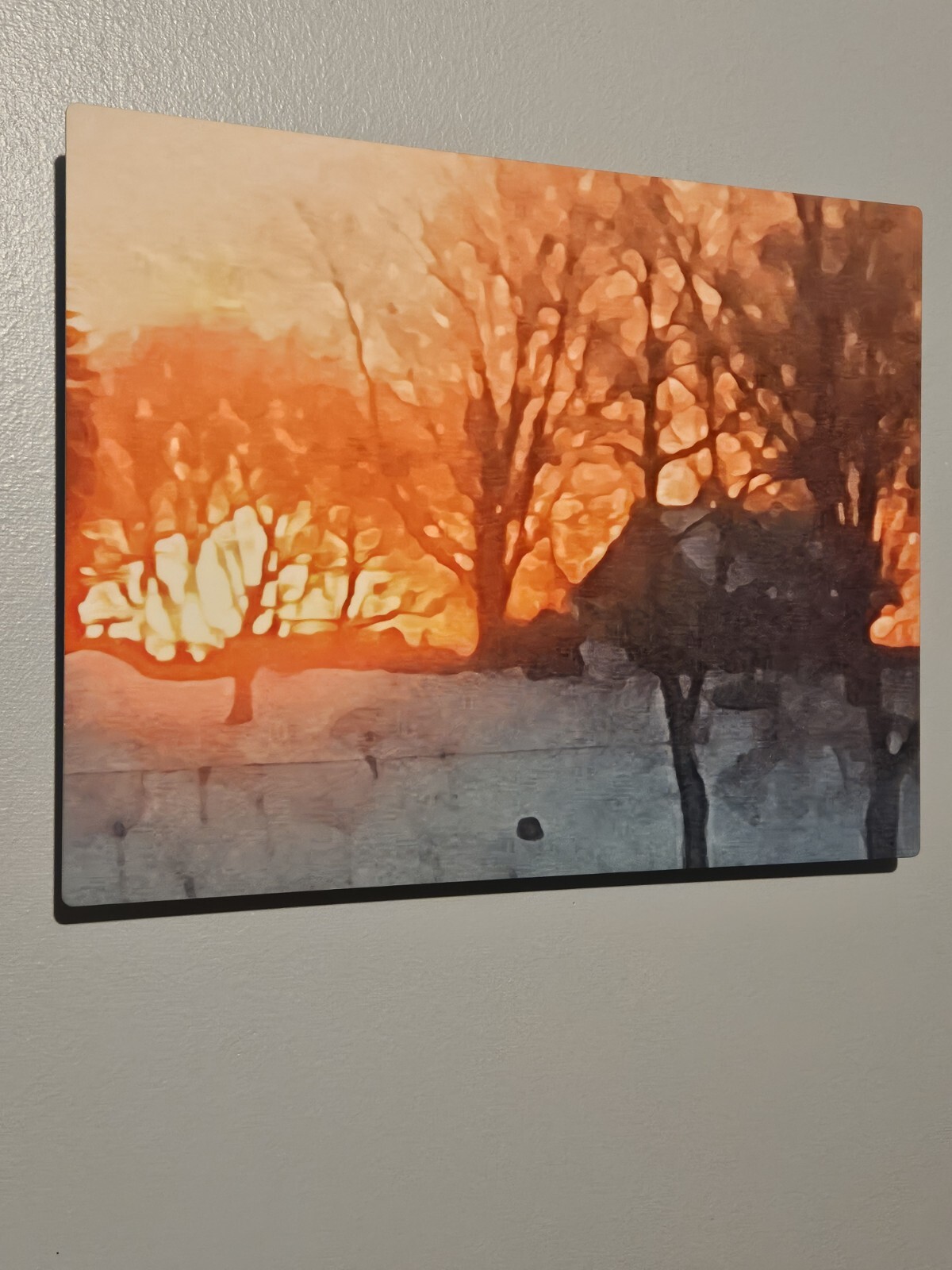 Original Digitized Photography 9×11 Sunrise Over Johnsons Farm Old Mission…