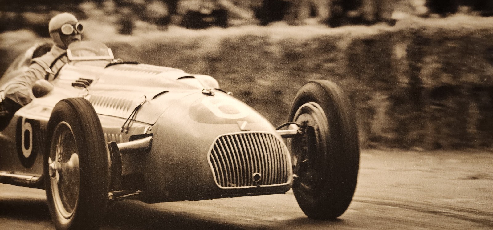 MARCEL BOLOMET PLATINUM PHOTO RACING PRINT TALBOT LAGO CAR 1930’S – 40’S