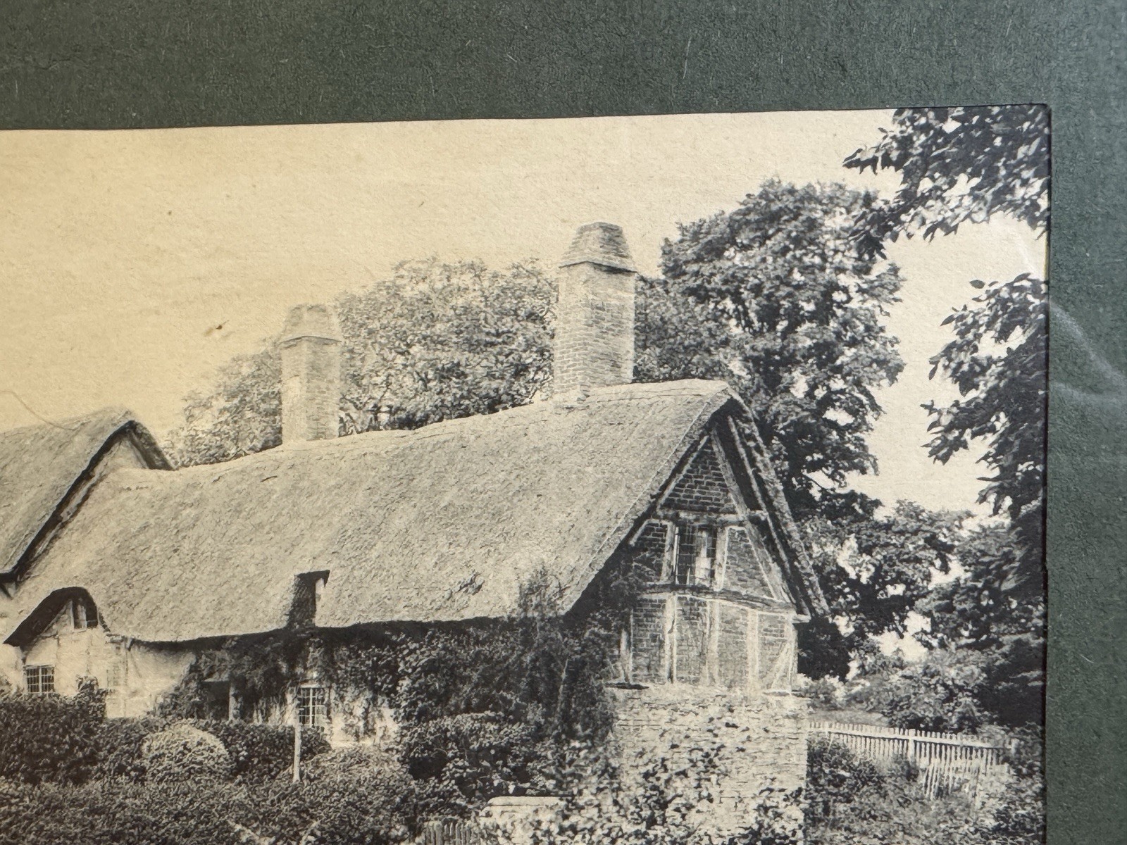 Early 1900’s Framed “Ann Hathaway’s Cottage” William Shakespeare’s wife