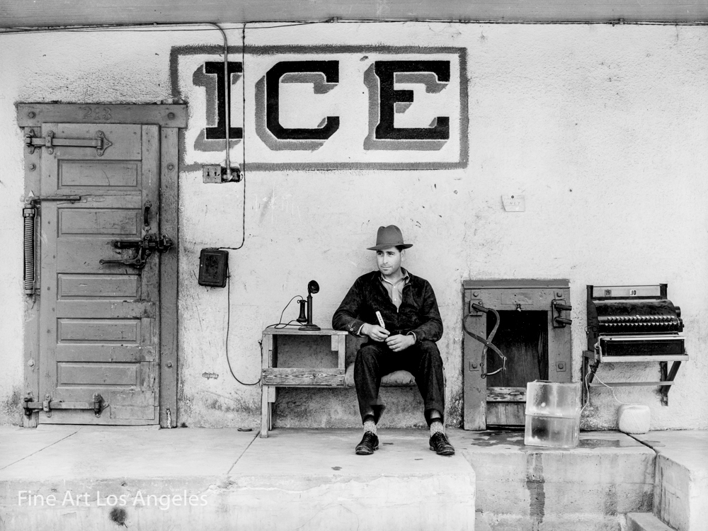 Russell Lee photo, “ICE” Harligen, Texas