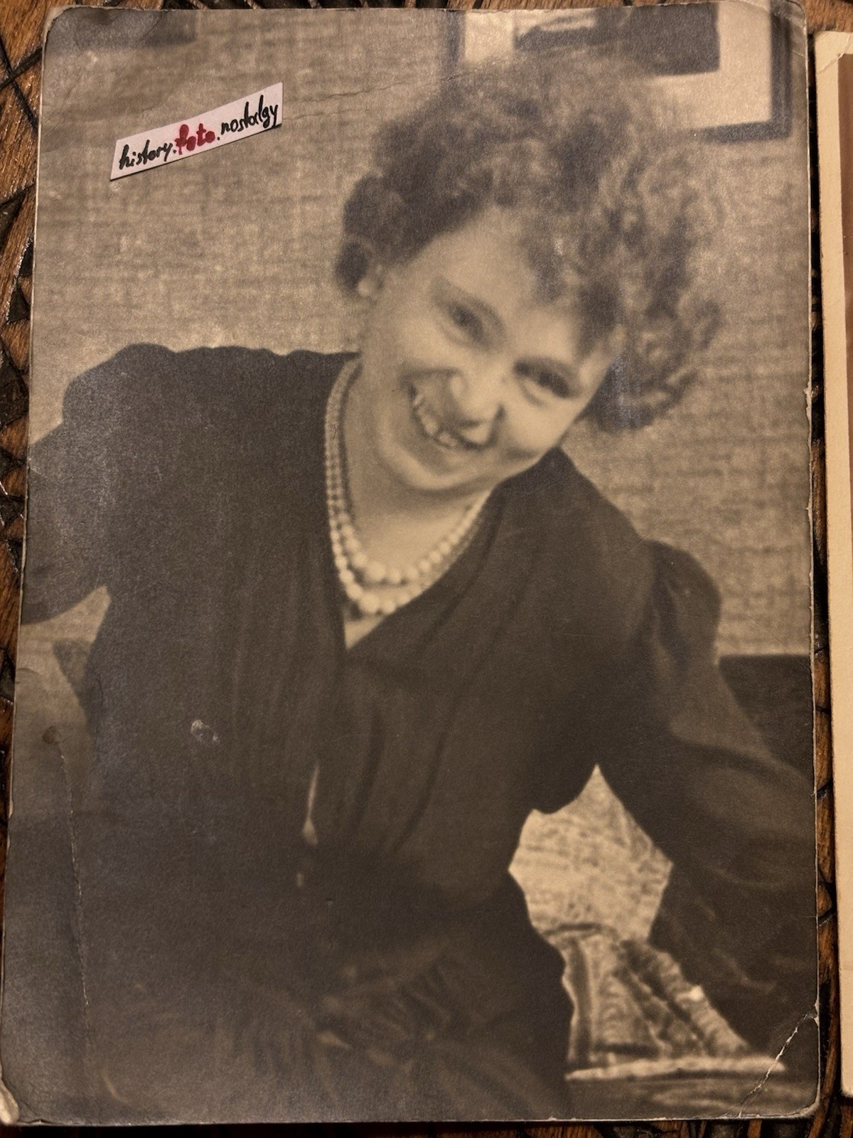 ❤️Bundle 4 Photos Woman Girl Portrait Dress 30s 40s 1944 WW2 Dedications 9×13