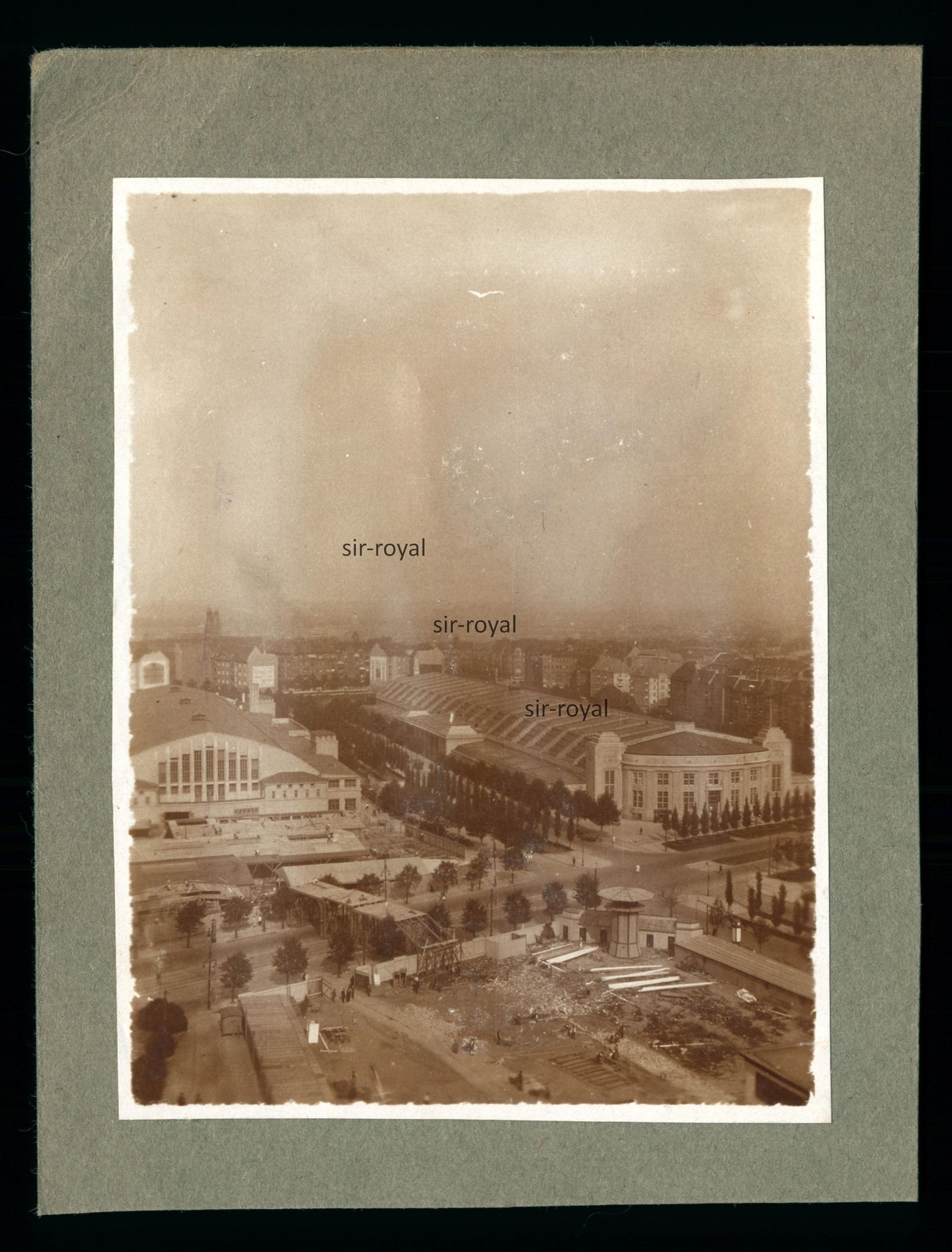 Berlin Exhibition Hall and Ringbahnhof 1910s? Photo 10x13cm