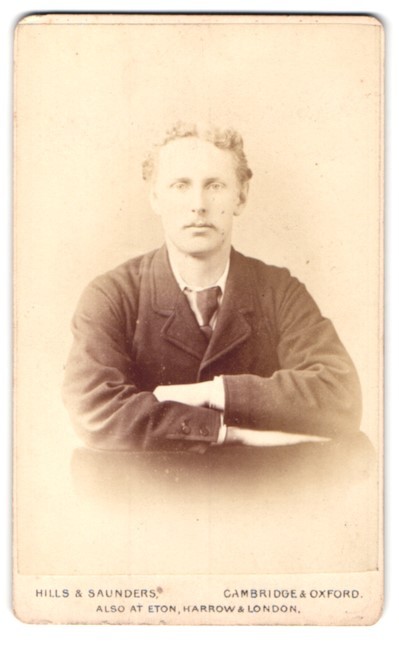 Photograph Hills & Saunders, Cambridge, King’s Parade, Portrait of a Young Man