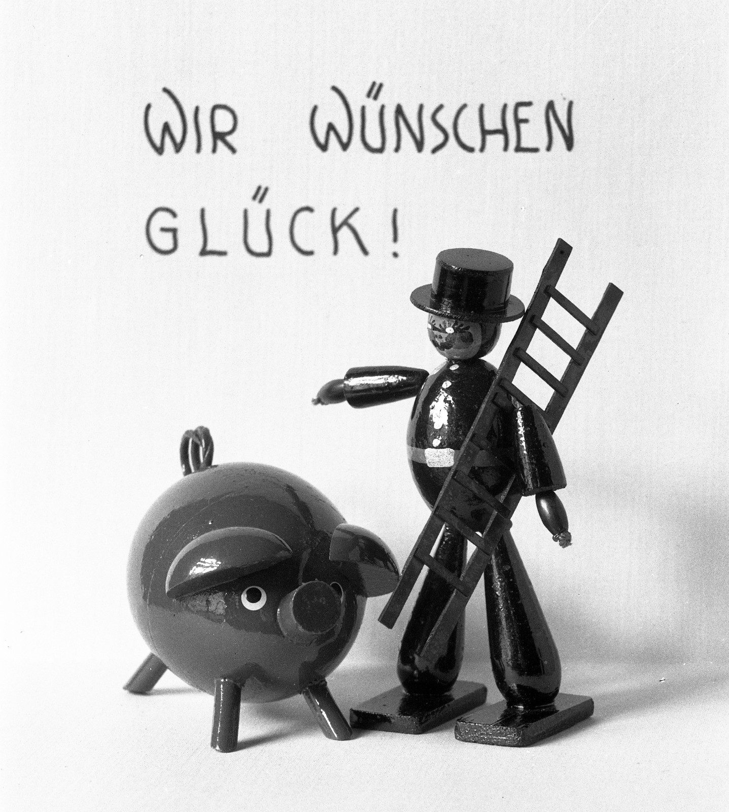 LOT 2x, “wishing you luck”, still life, Eduard PEZDIKA, vintage fine art negativ