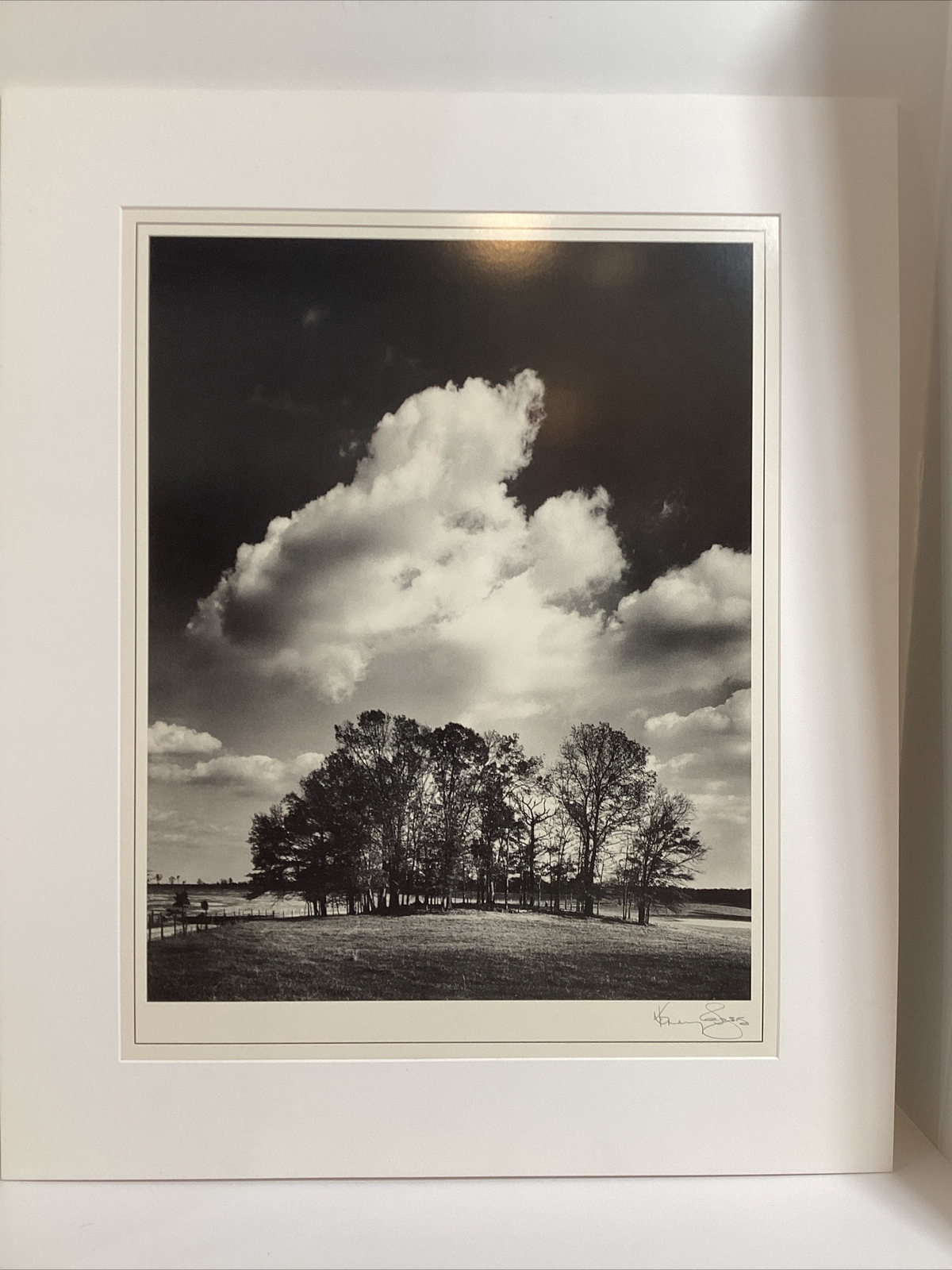 Rare Kenny Roger’s Photograph/poster (Landscape Sheridan,Wyoming 1997 22” X 27”