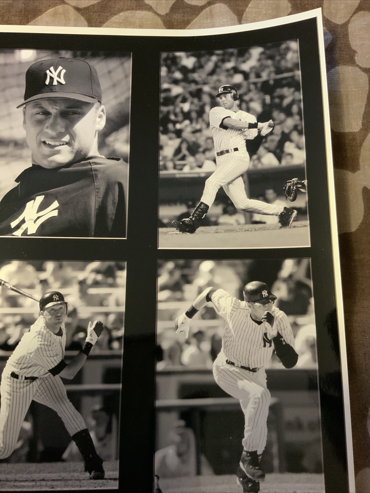 Derek Jeter Chromium Photo Poster 12” X 16 “ Rare