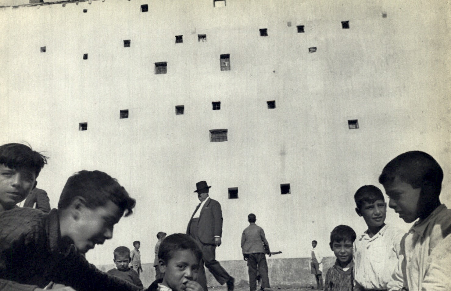 1952 Henri Cartier Bresson Children’s Playground Madrid Spain Art Photo