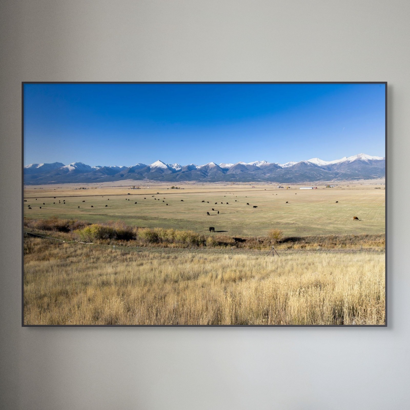13×19 Fine Art Photography Print – Grazing Mountainscape – Archival Photo Paper