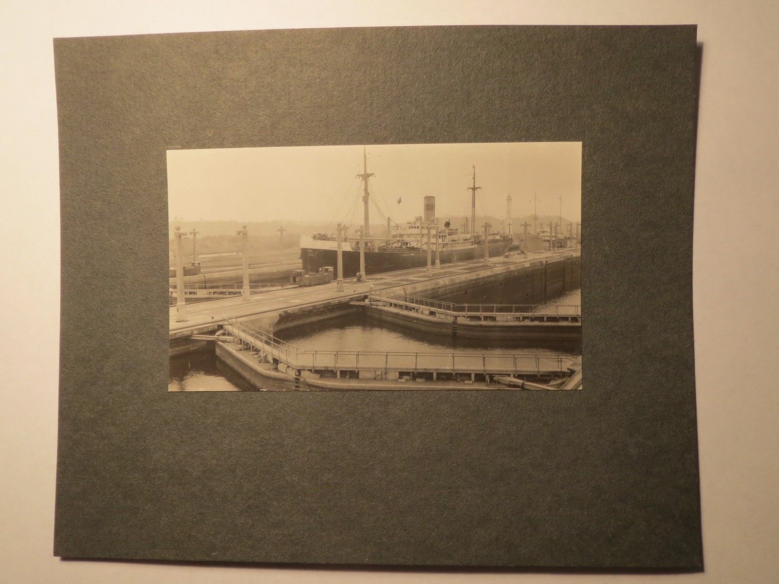 Panama Canal / Canal with Ship / Photo