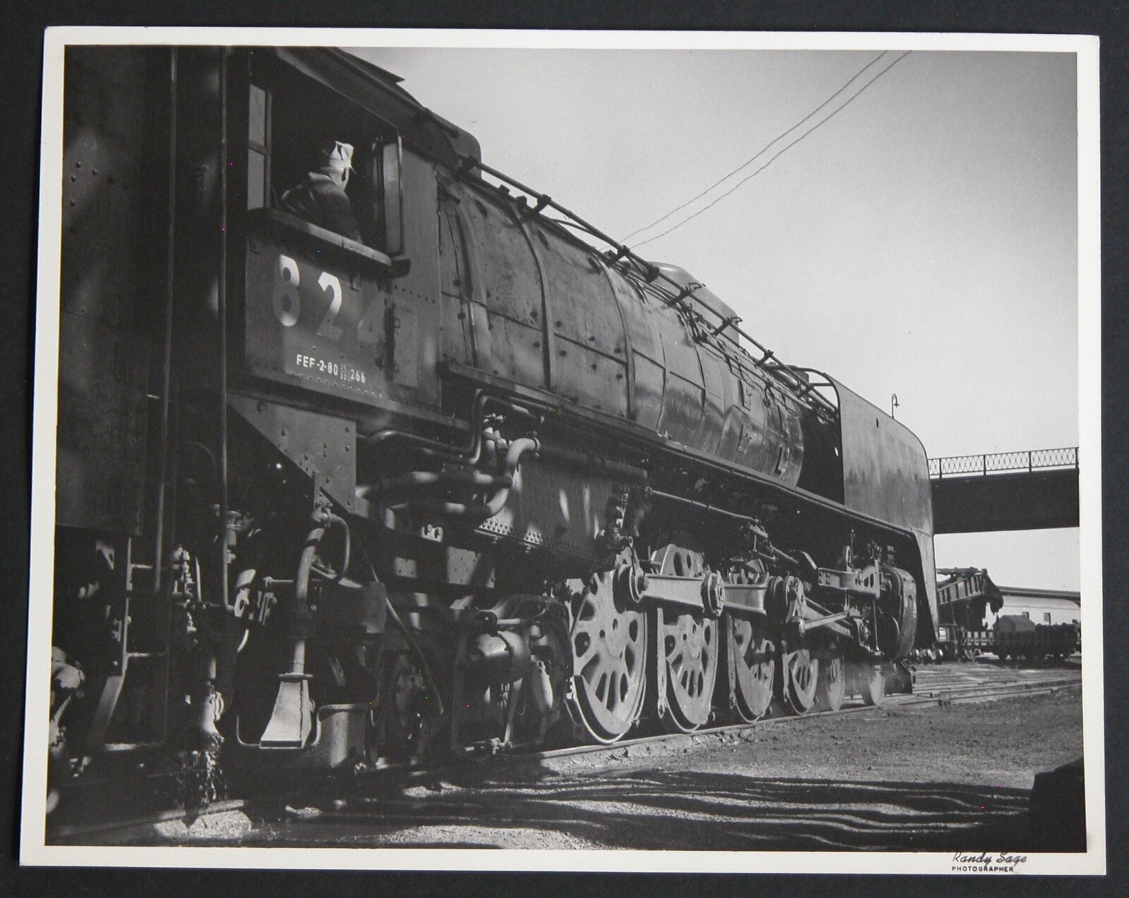 Delaware & Hudson Railway 824 Locomotive 8×10 Photograph Vtg 50s Station D&H