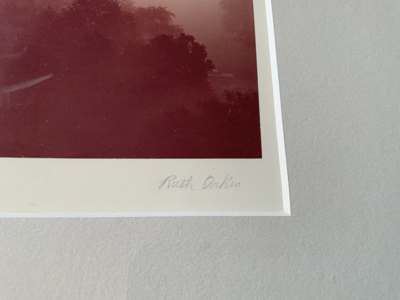 Ruth Orkin ~ Mist Over Sheep Meadow Central Park ~ SIGNED ~ 1971