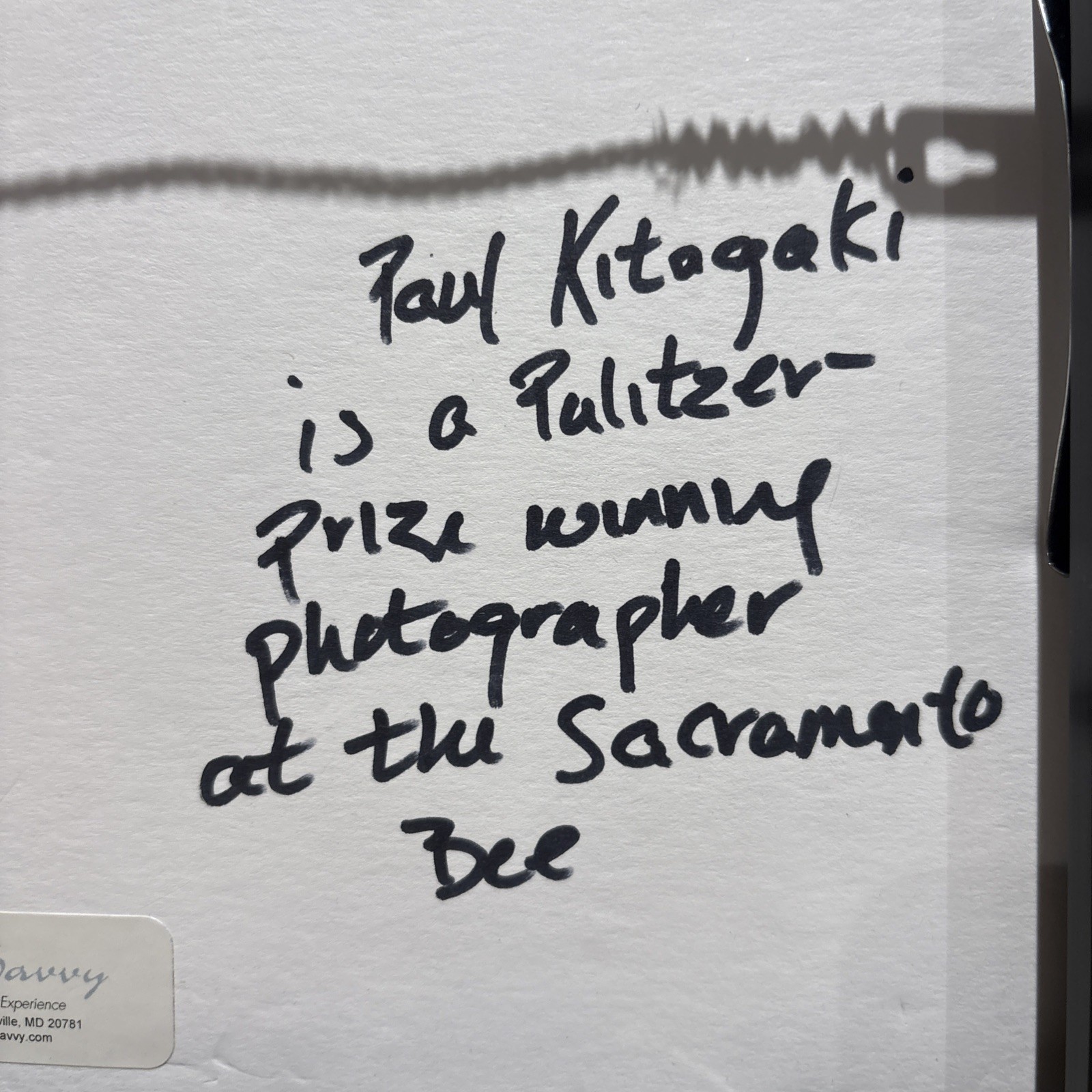 Photograph Print Titled Burning Tree” Signed By Paul Kitagak Jr. F-10”x12.75”