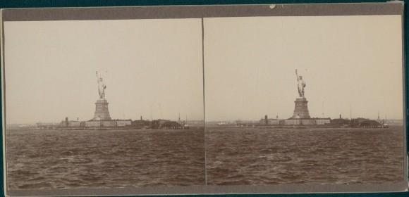 Stereo Photo New York City USA, Statue of Liberty, Statue of Liberty,… – 10463115