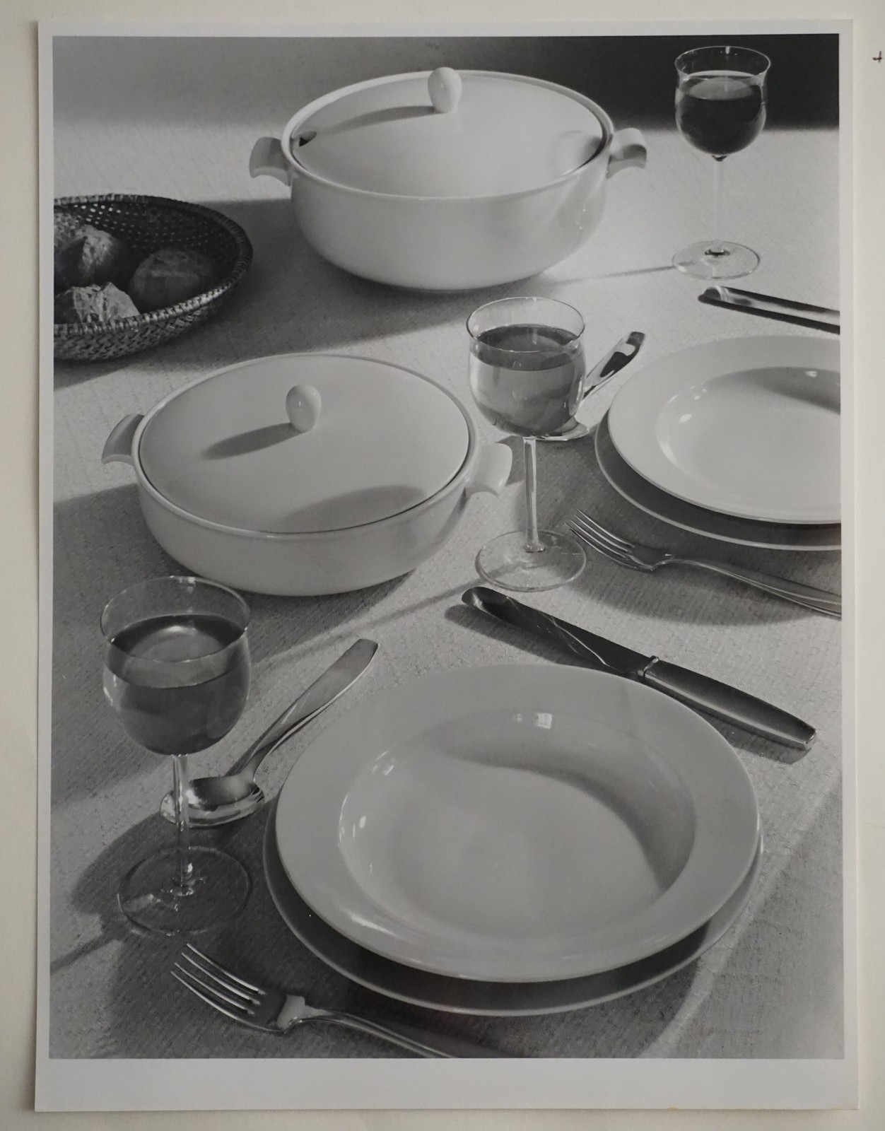Willi Moegle Photography Silver Gelatine Vintage Print Schoenwald 111 Set Table
